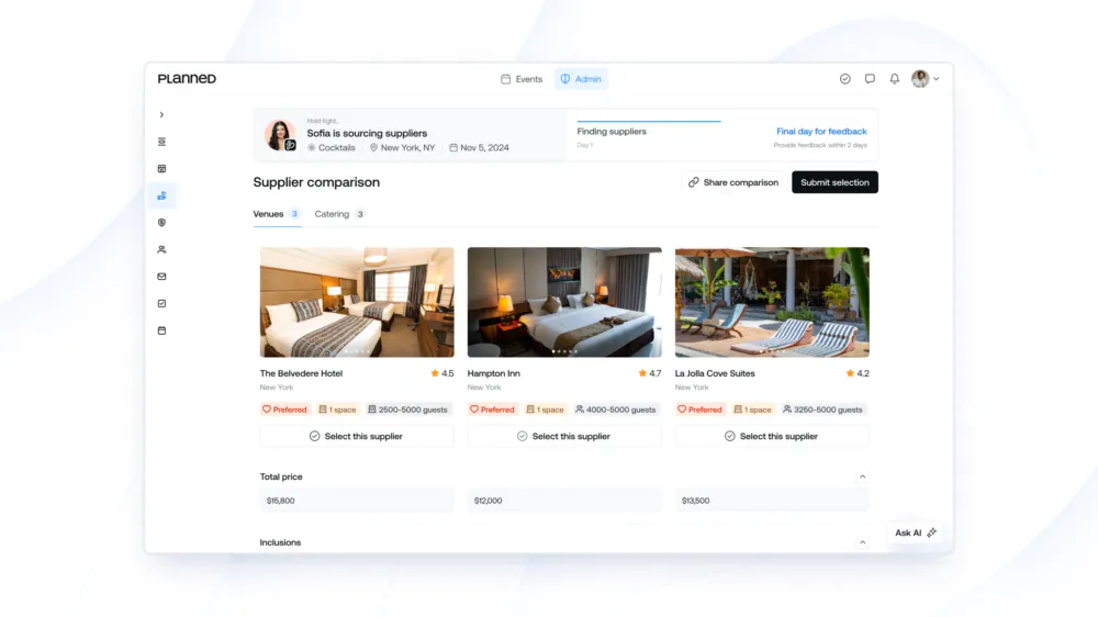 Planned Ai Features The New Era Of Event Planning Planned